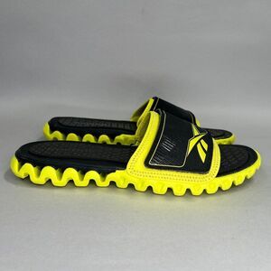 Reebok ZigNano Sandals Men's Size 8 Black Running Recovery Summer Beach Slides